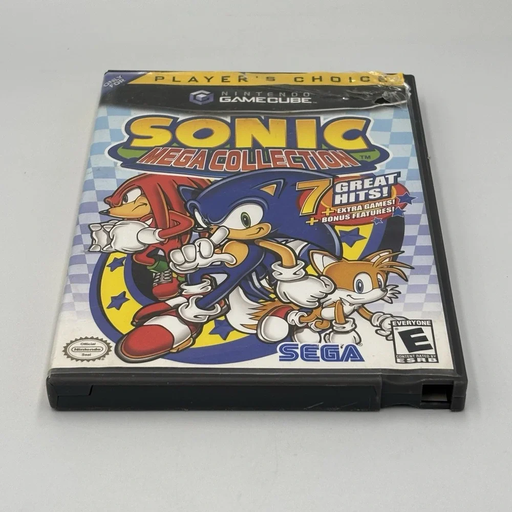 Sonic Mega Collection Nintendo GameCube Player's Choice 2002 CIB Untested T-136